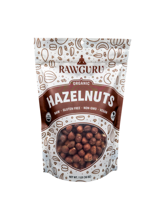 Raw Organic Hazelnuts