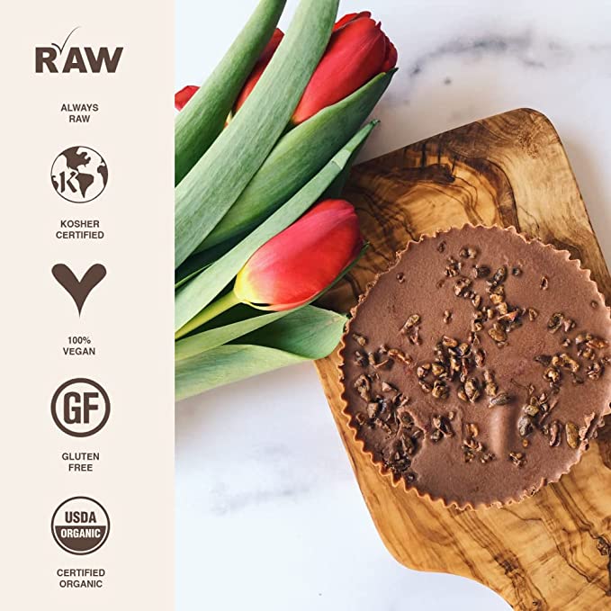 Rawmio is always Raw, kocher certified, 100% vegan, gluten free and certified organic