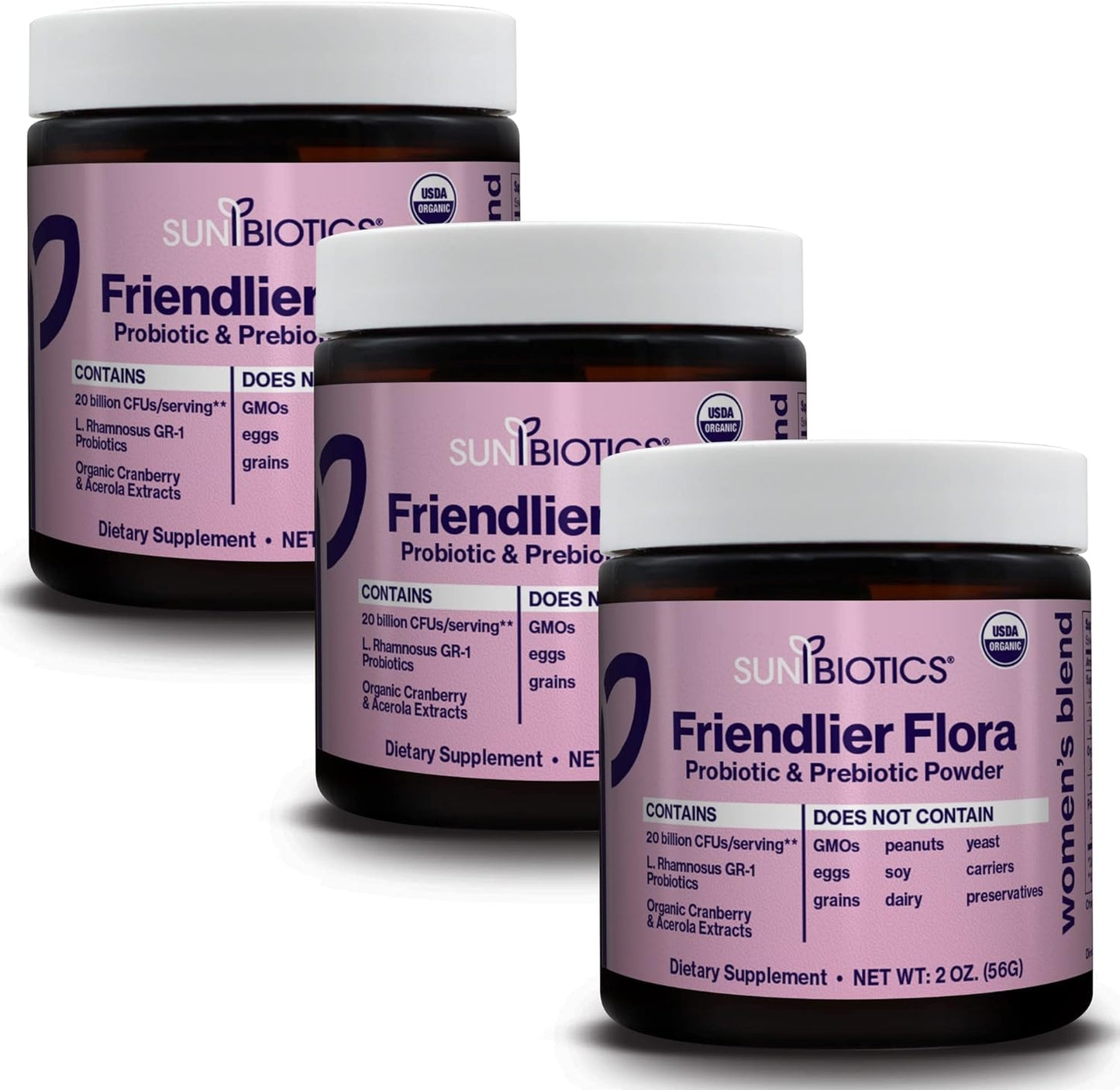 Friendlier Flora - Probiotic & Prebiotic Powder - Women's Blend