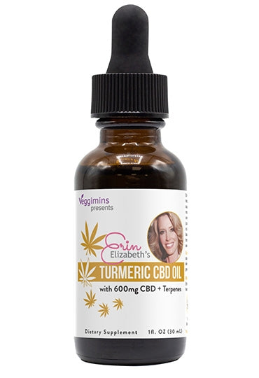 Erin Elizabeth's Nano Hemp Extract 600mg - Turmeric + Terpenes