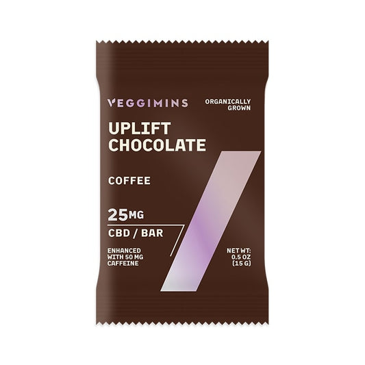 Uplift CBD Chocolate Bar Enhanced with Coffee - 25 mg